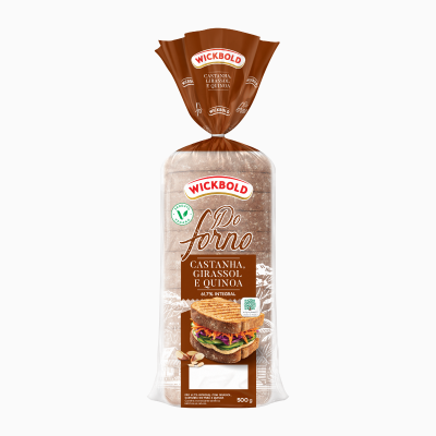 Pão Do Forno Castanha, Girassol e Quinoa
