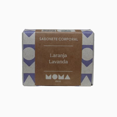 Sabonete Corporal Laranja Lavanda 100g MOMA