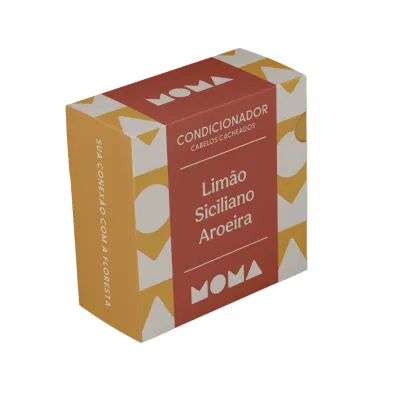 Condicionador e Shampoo Sólidos Limão Sciciliano e Aroeira 70g MOMA